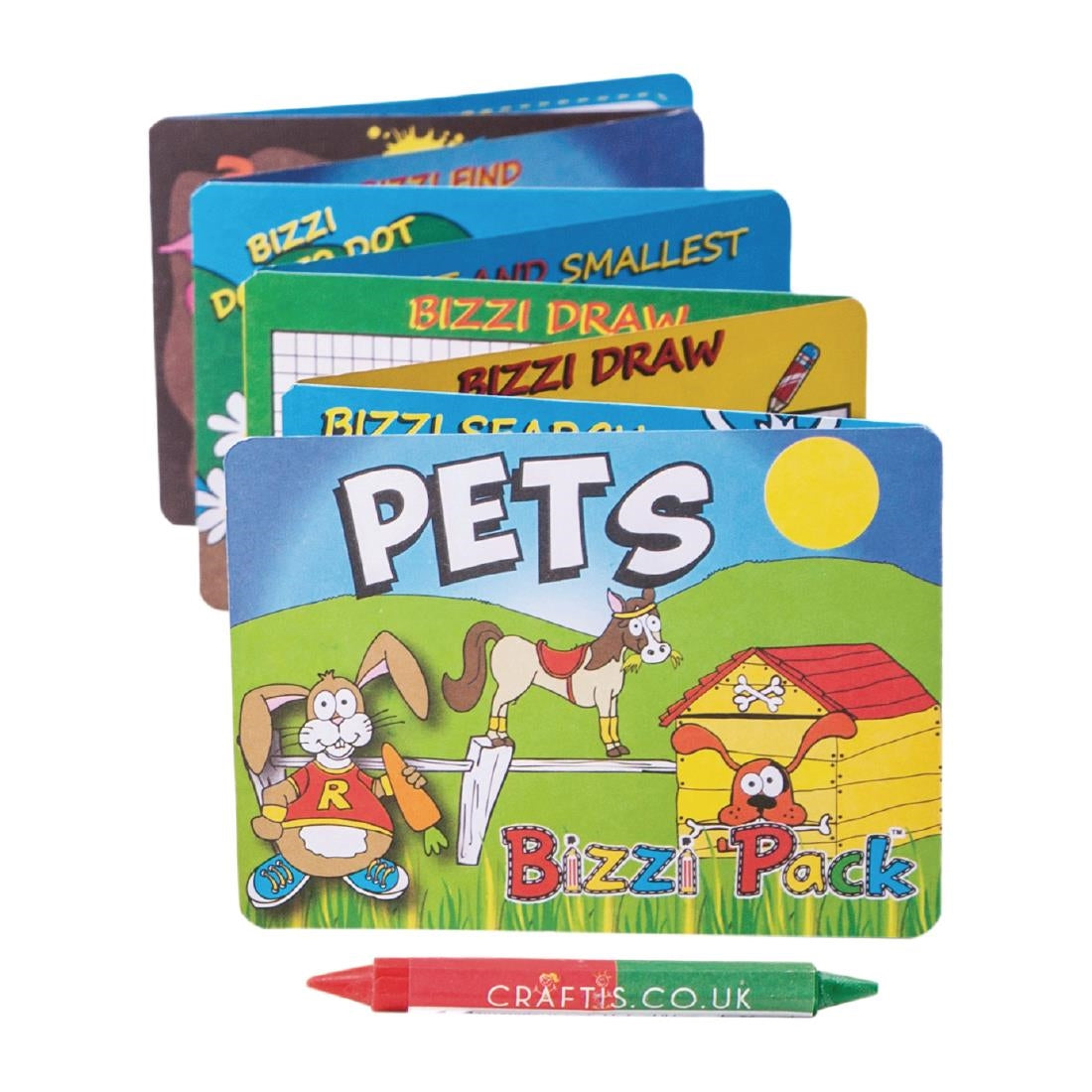 Crafti's Kids Activity Pack Assorted Animals (Pack of 400) JD Catering Equipment Solutions Ltd