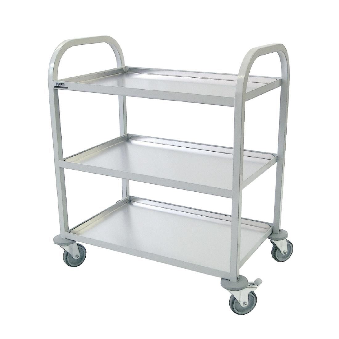 Craven Enamelled 3 Tier Clearing Trolley JD Catering Equipment Solutions Ltd