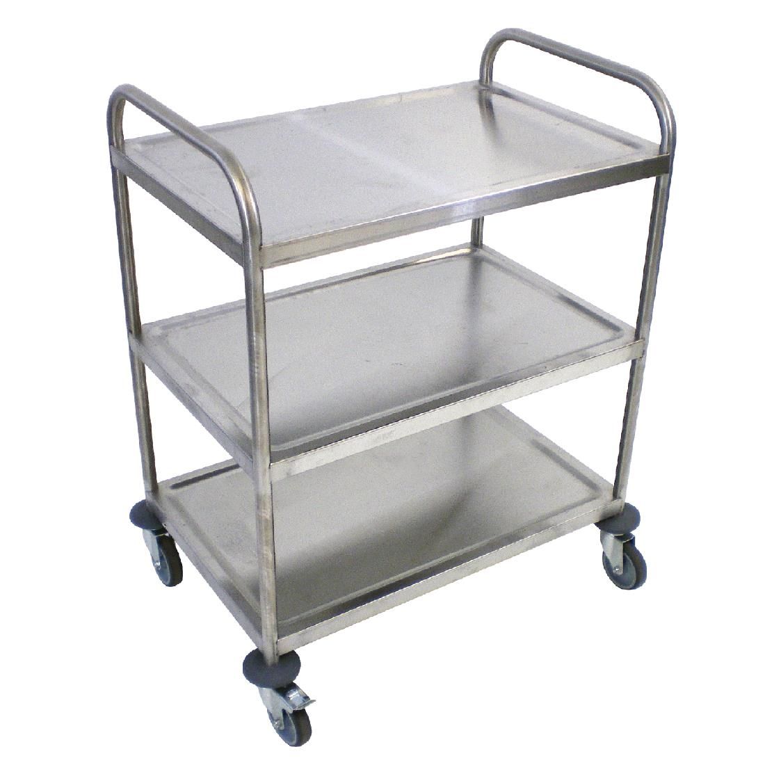 Craven Stainless Steel 3 Tier Clearing Trolley JD Catering Equipment Solutions Ltd