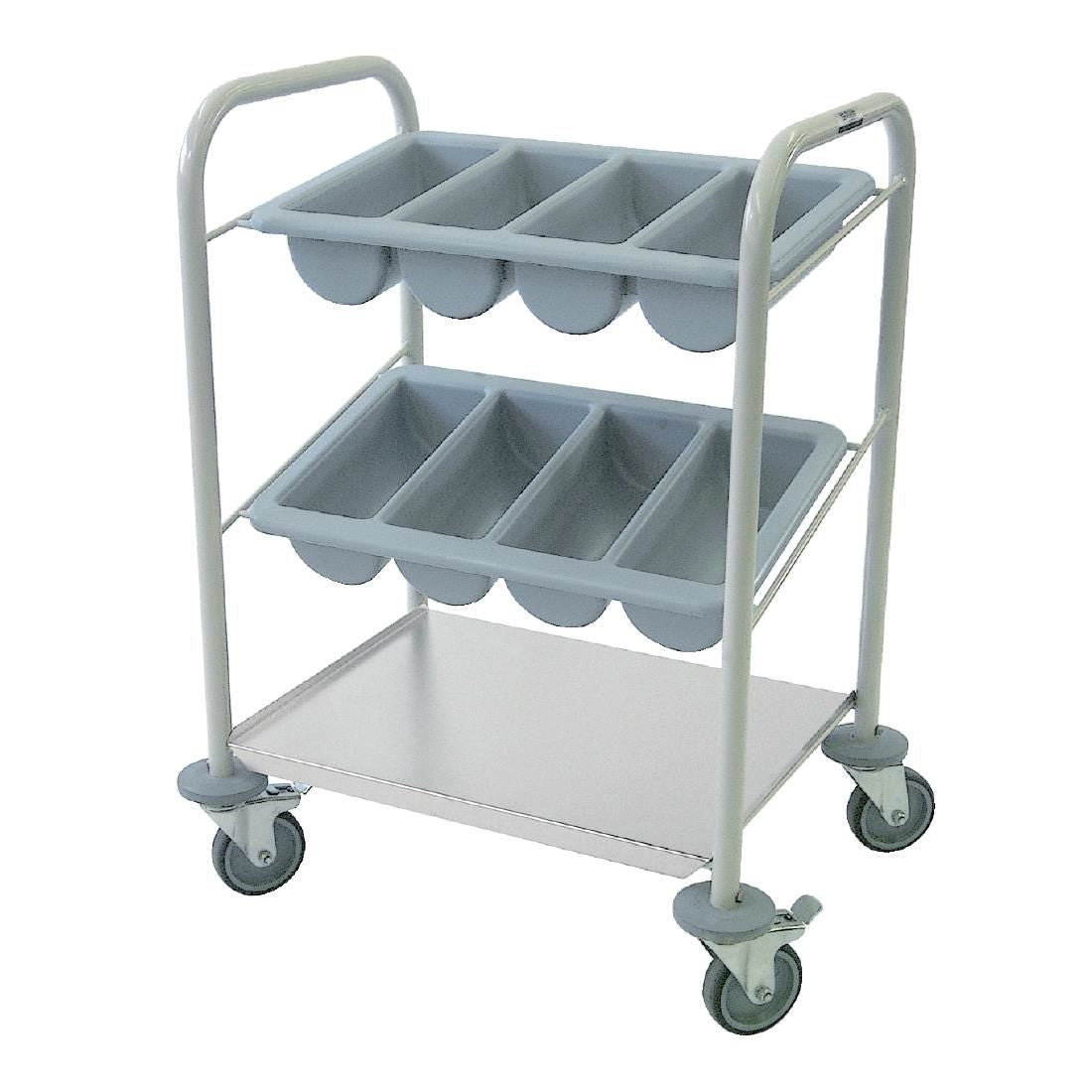 Craven Steel Cutlery Trolley JD Catering Equipment Solutions Ltd
