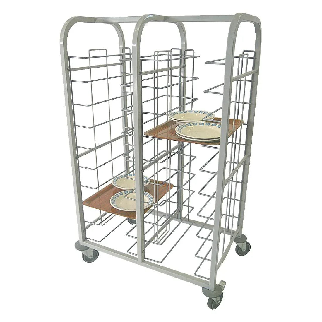 P104 Craven Steel Self Clearing Trolley 20 Trays - JD Catering Equipment Solutions Ltd