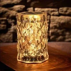 Crystal Acrylic Table Lamp 14cm/5 1/2" Product Code: 413005C - JD Catering Equipment Solutions Ltd