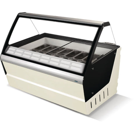 Crystal Optimus 16 Pan Ice Cream Display Counter JD Catering Equipment Solutions Ltd