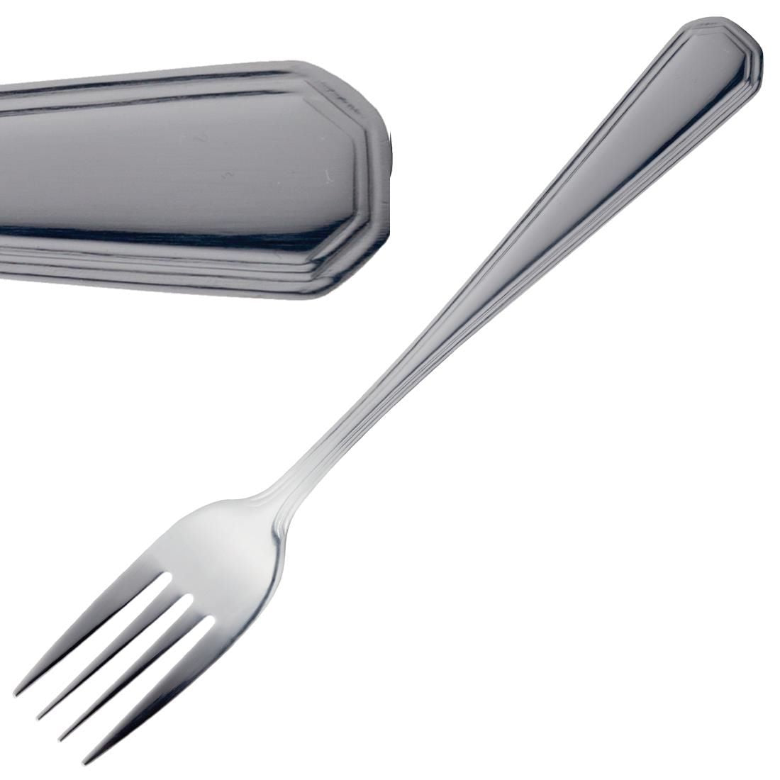 D059 Olympia Monaco Table Fork (Pack of 12) JD Catering Equipment Solutions Ltd