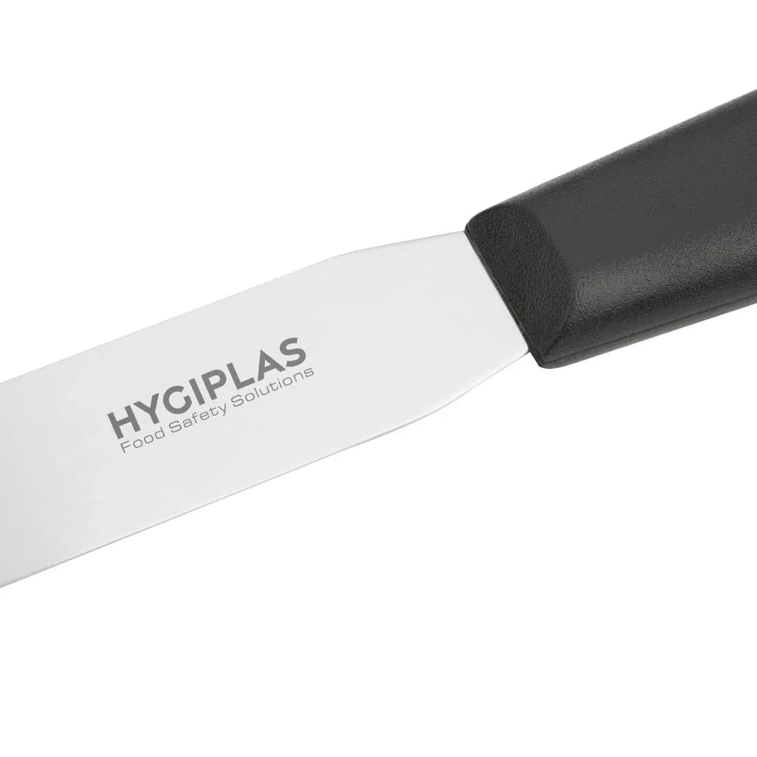 D404 Hygiplas Straight Blade Palette Knife Black 20.5cm - JD Catering Equipment Solutions Ltd