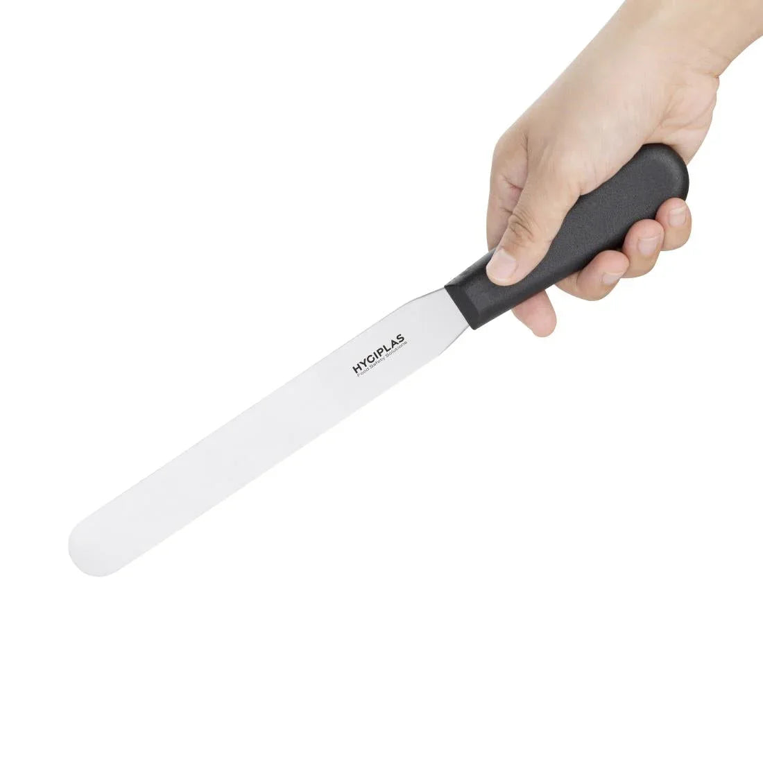 D404 Hygiplas Straight Blade Palette Knife Black 20.5cm - JD Catering Equipment Solutions Ltd