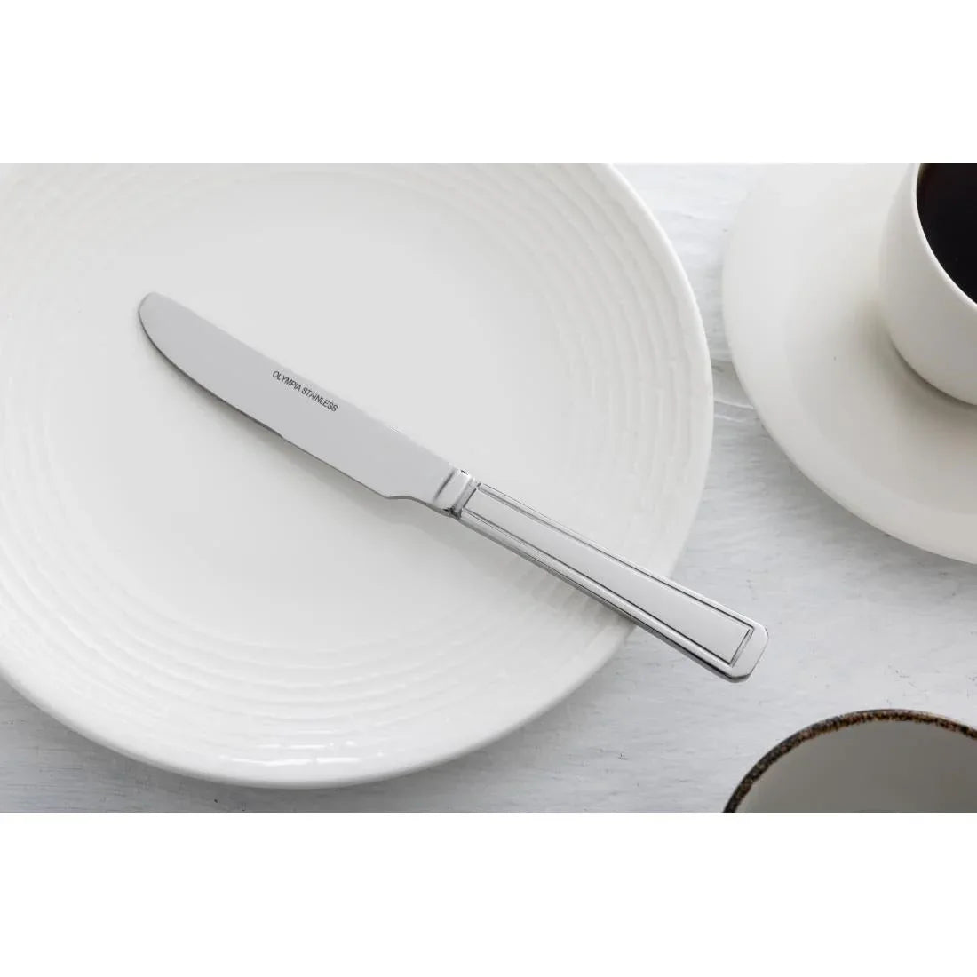 D693 Olympia Harley Dessert Knife (Pack of 12) - JD Catering Equipment Solutions Ltd