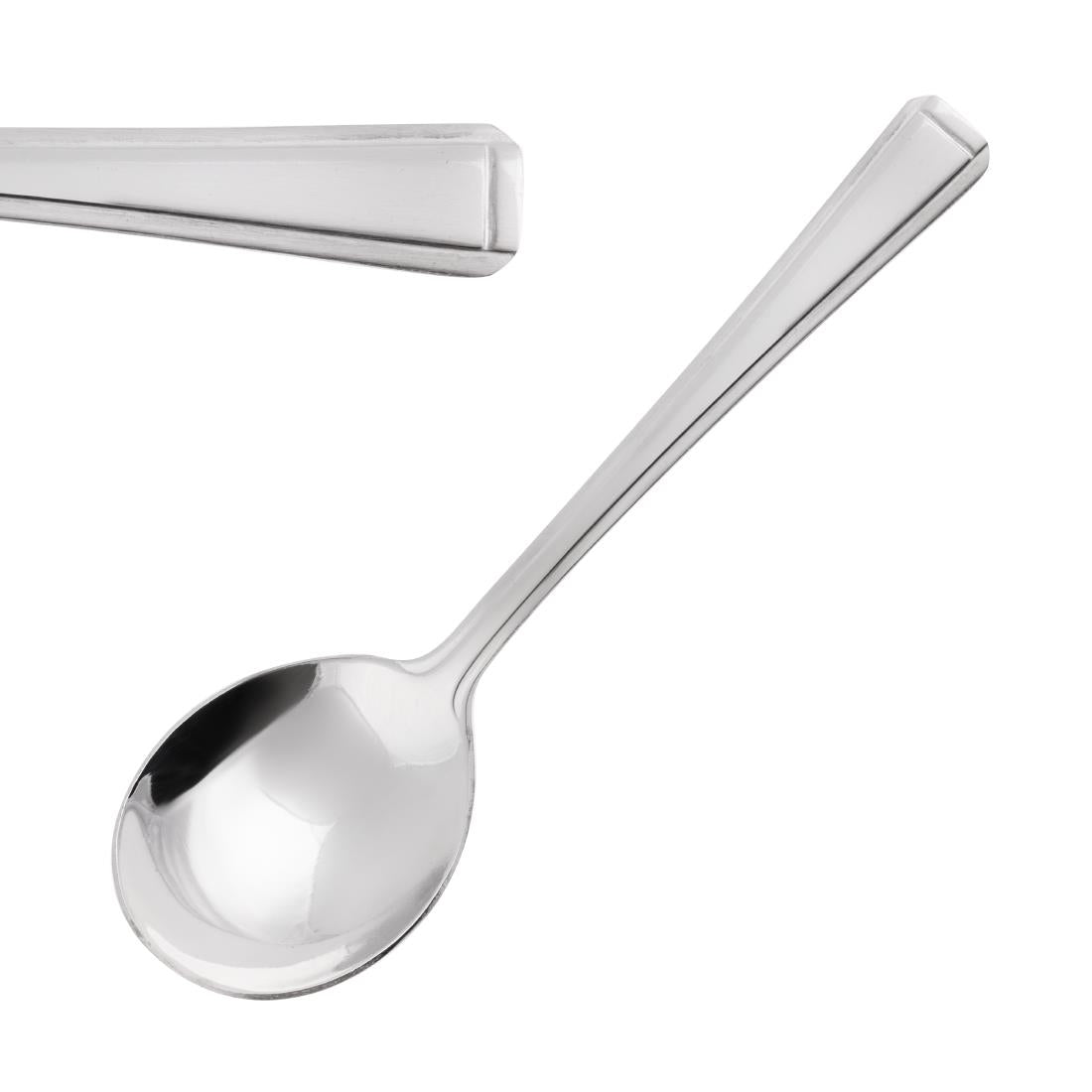 D696 Olympia Harley Soup Spoon (Pack of 12) JD Catering Equipment Solutions Ltd