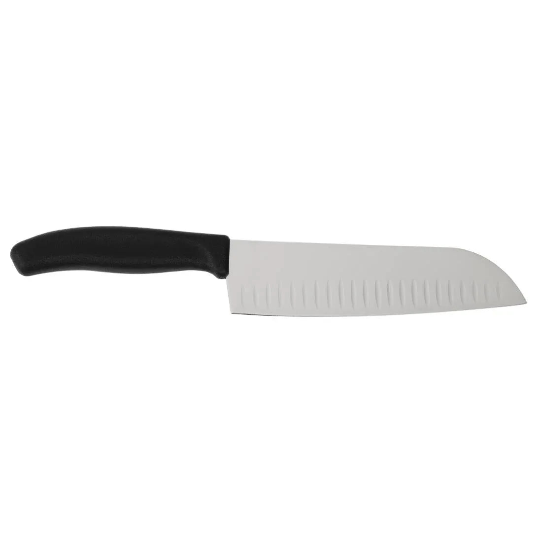 D828 Victorinox Santoku Knife Fluted Edge 17cm - JD Catering Equipment Solutions Ltd