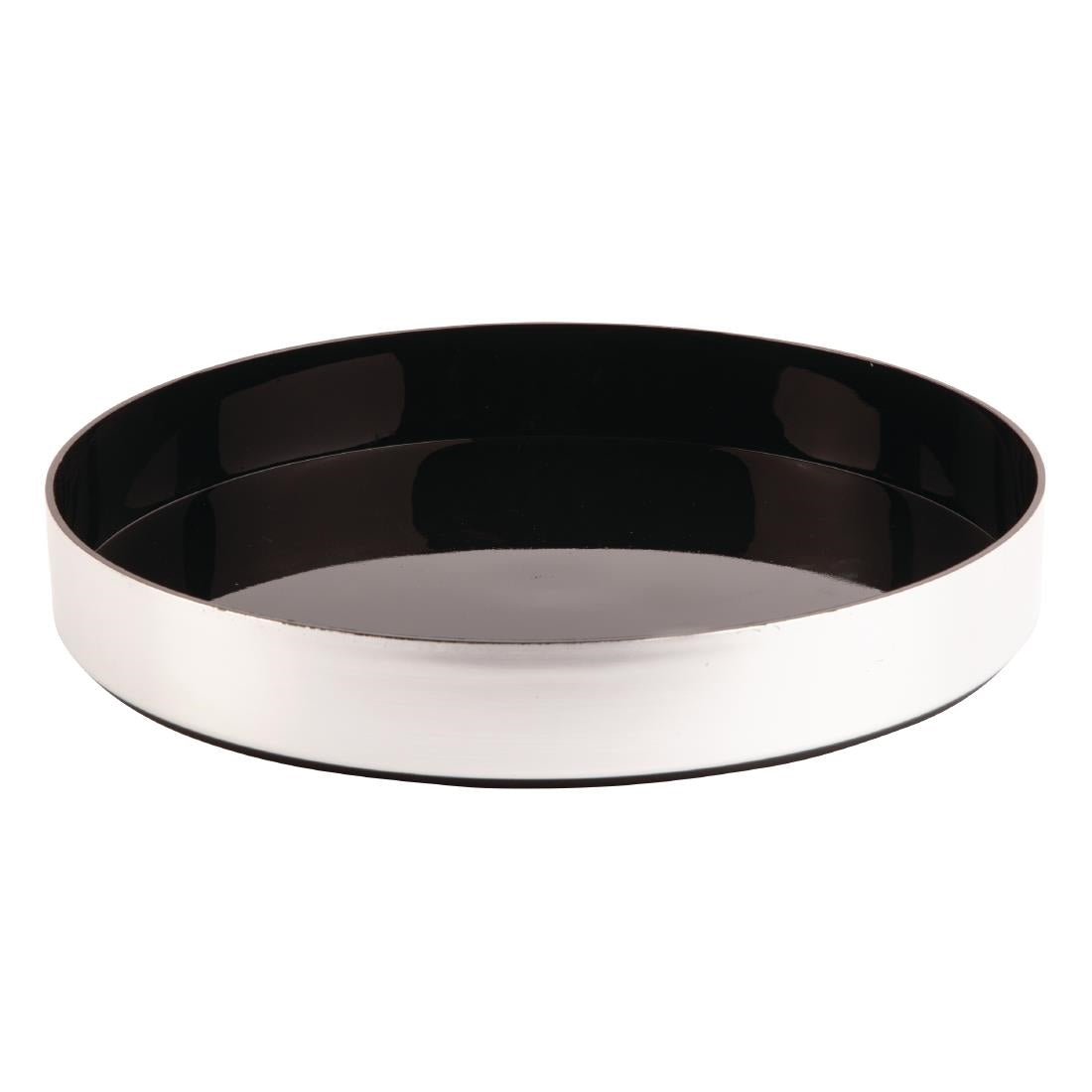 D857 Olympia Aluminium Round Non-Slip Drinks Tray 330mm JD Catering Equipment Solutions Ltd