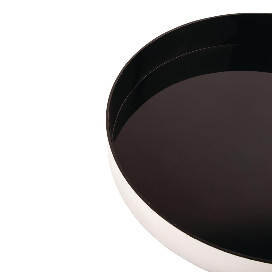 D857 Olympia Aluminium Round Non-Slip Drinks Tray 330mm JD Catering Equipment Solutions Ltd