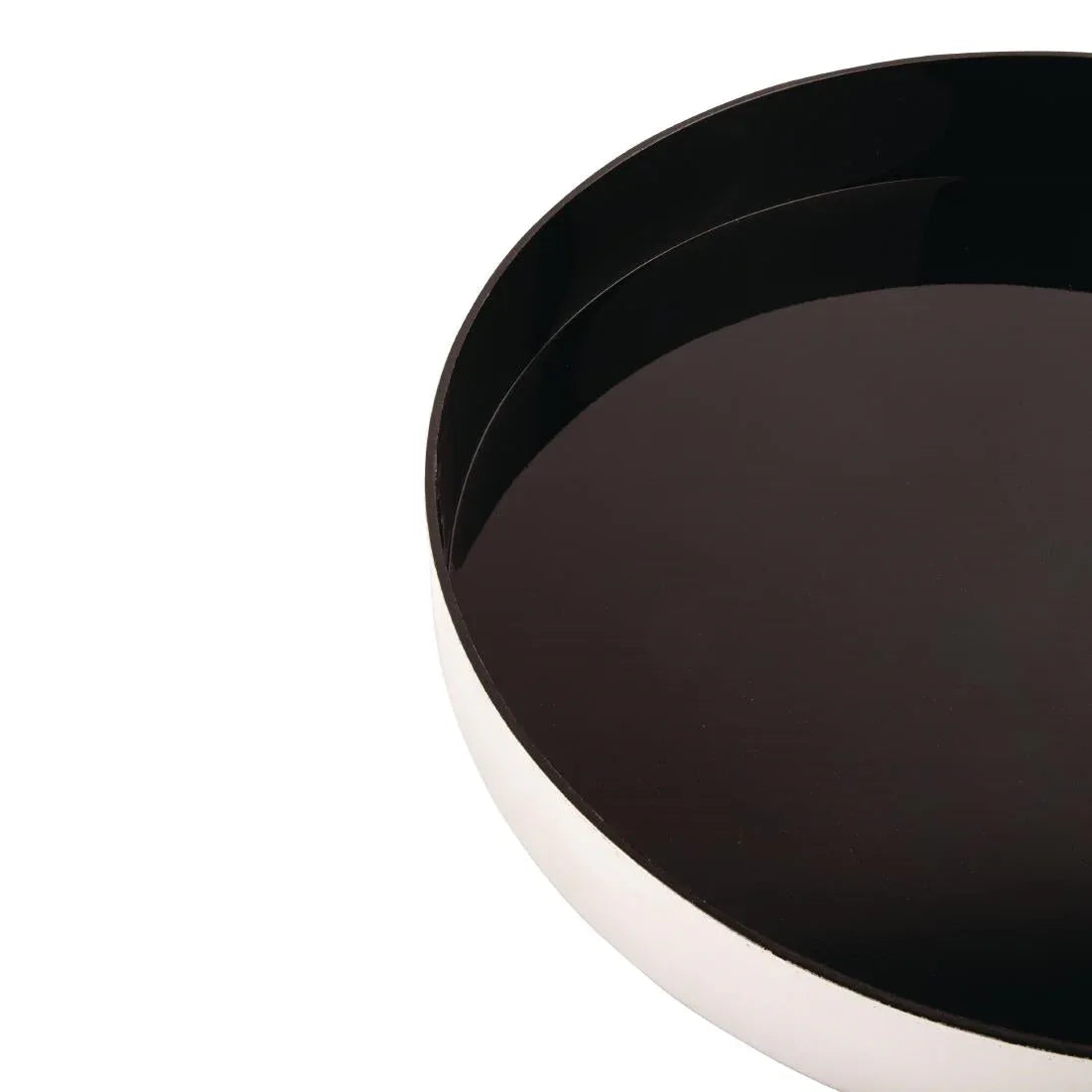 D857 Olympia Aluminium Round Non-Slip Drinks Tray 330mm - JD Catering Equipment Solutions Ltd