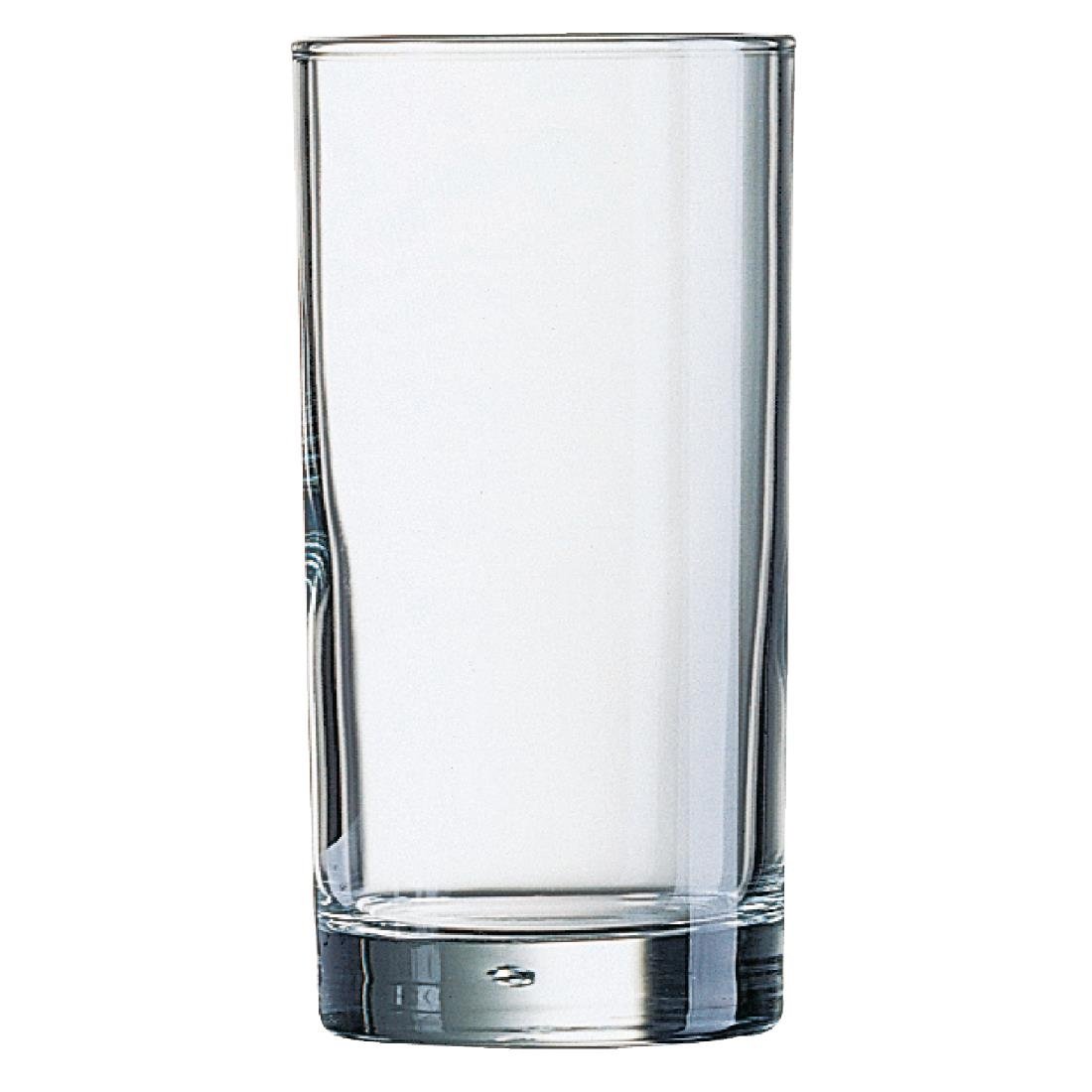 D898 Arcoroc Hi Ball Nucleated Glasses 285ml CE Marked (Pack of 48) JD Catering Equipment Solutions Ltd