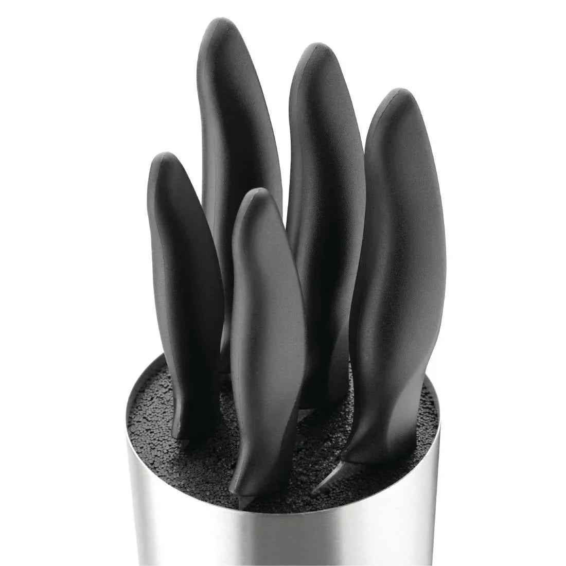 DA083 Nisbets Essentials Knife Block and Knives Set - JD Catering Equipment Solutions Ltd
