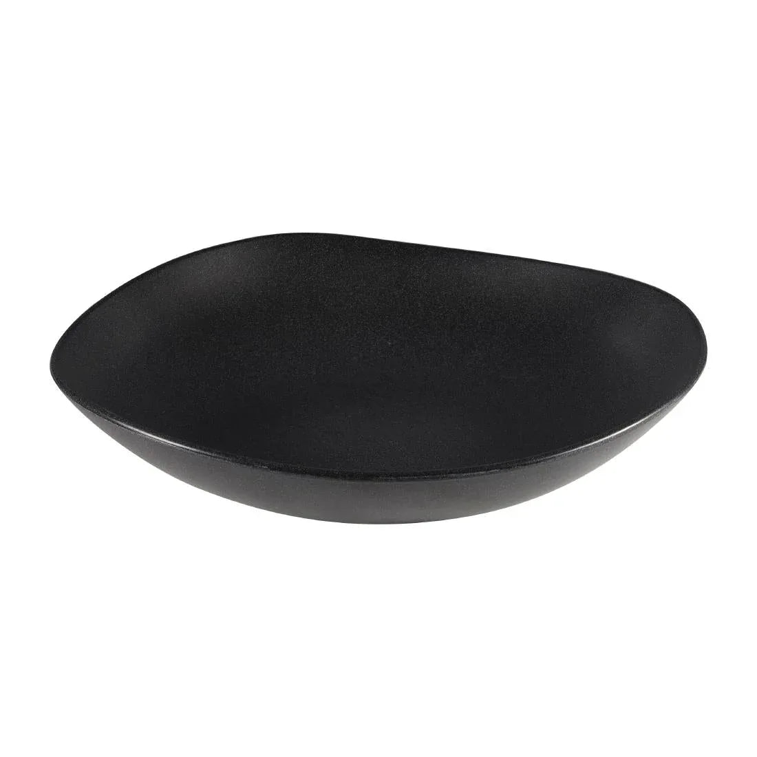 DA218 Alchemy Melamine Trace Granite Blk Melamine Bowl 380mm (Pack of 2) - JD Catering Equipment Solutions Ltd