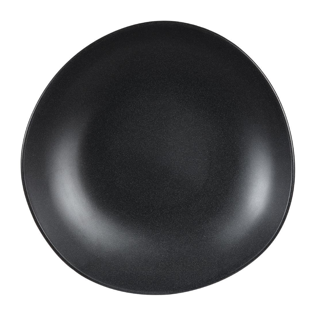 DA218 Alchemy Melamine Trace Granite Blk Melamine Bowl 380mm (Pack of 2) - JD Catering Equipment Solutions Ltd