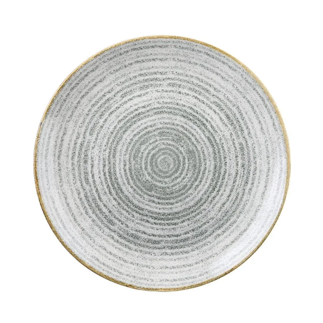 DA272 Churchill Studio Prints Homespun Stone Grey Coupe Bowl 248mm (Pack of 12) - JD Catering Equipment Solutions Ltd
