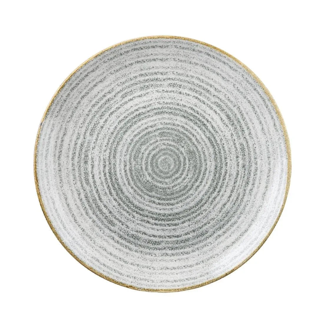 DA273 Churchill Studio Prints Homespun Stone Grey Coupe Bowl 182mm (Pack of 12) - JD Catering Equipment Solutions Ltd