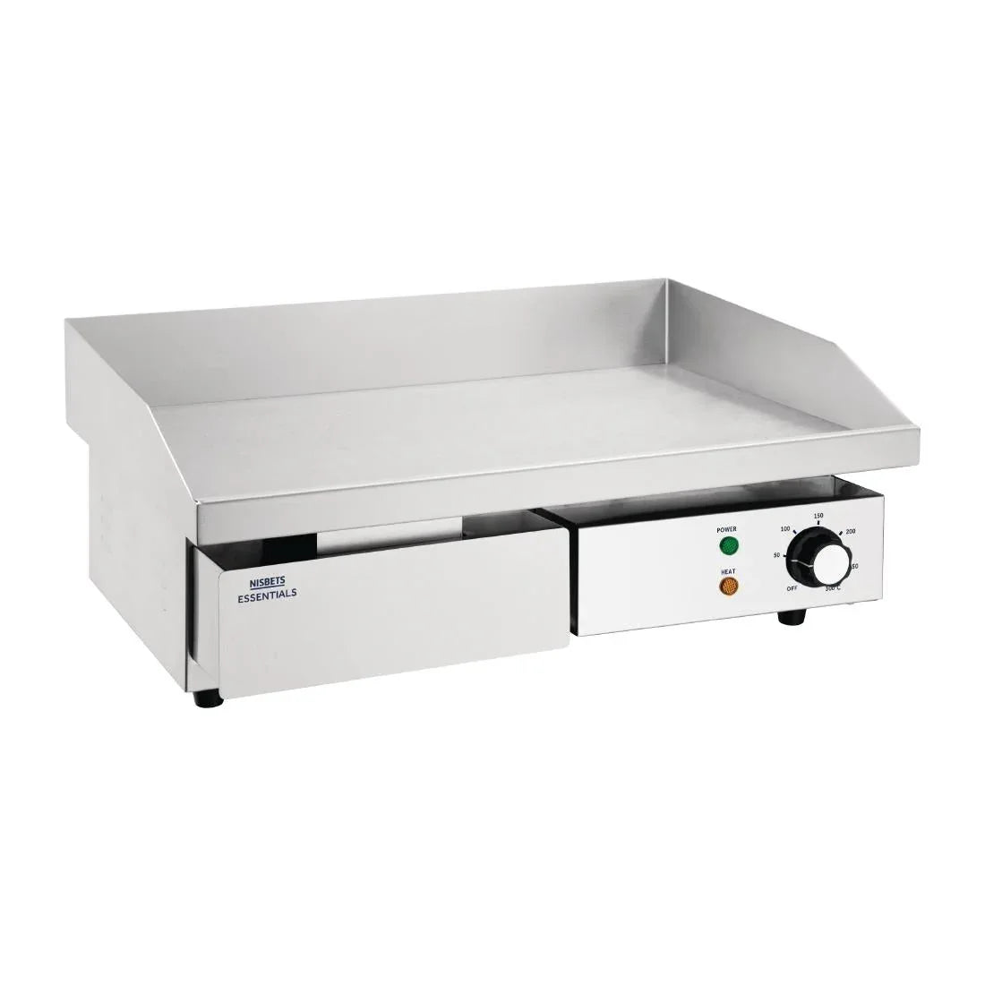 DA397 Nisbets Essentials Steel Plate Countertop Griddle - JD Catering Equipment Solutions Ltd