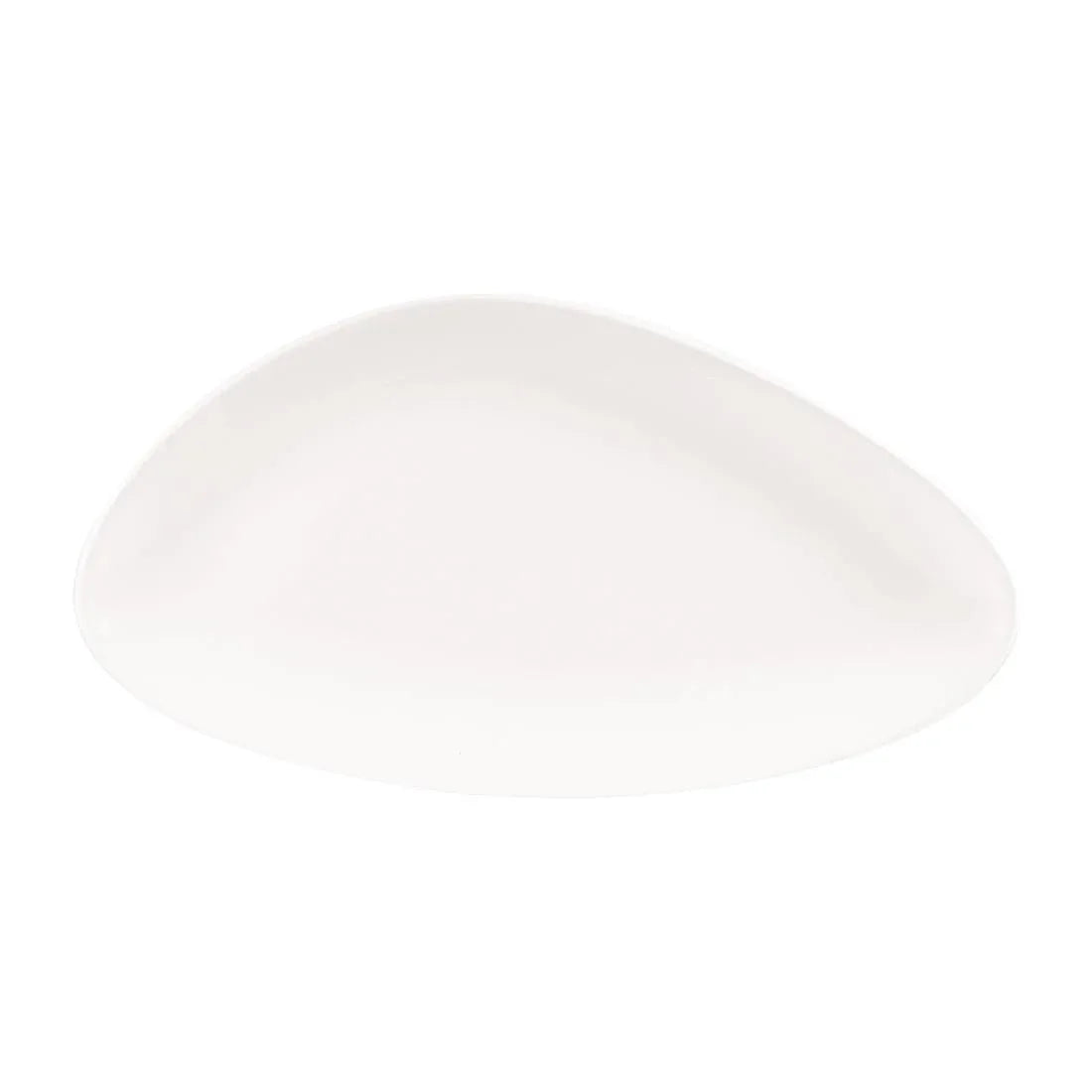 DA626 Churchill Lotus Triangular Plates White 350mm (Pack of 6) - JD Catering Equipment Solutions Ltd