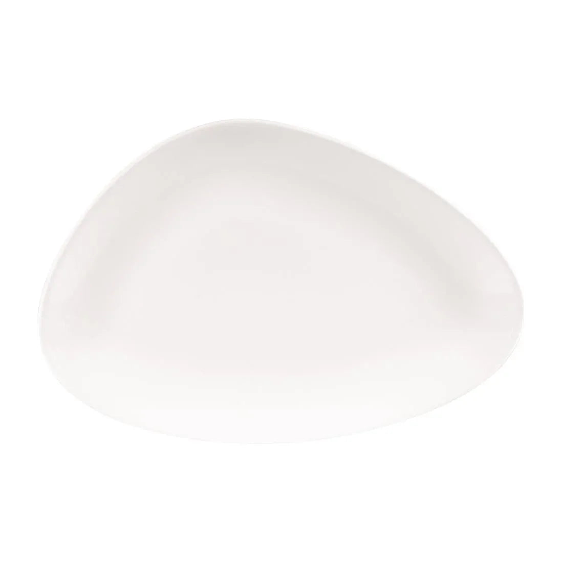 DA627 Churchill Lotus Triangular Plates White 300mm (Pack of 6) - JD Catering Equipment Solutions Ltd