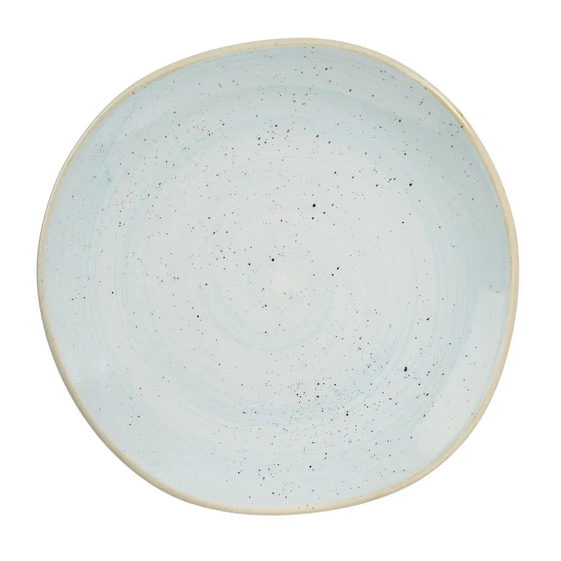 DA731 Churchill Stonecast Trace Plates Duck Egg Blue 264mm (Pack of 12) - JD Catering Equipment Solutions Ltd