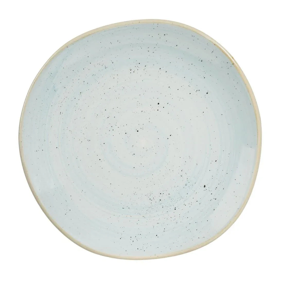 DA731 Churchill Stonecast Trace Plates Duck Egg Blue 264mm (Pack of 12) - JD Catering Equipment Solutions Ltd