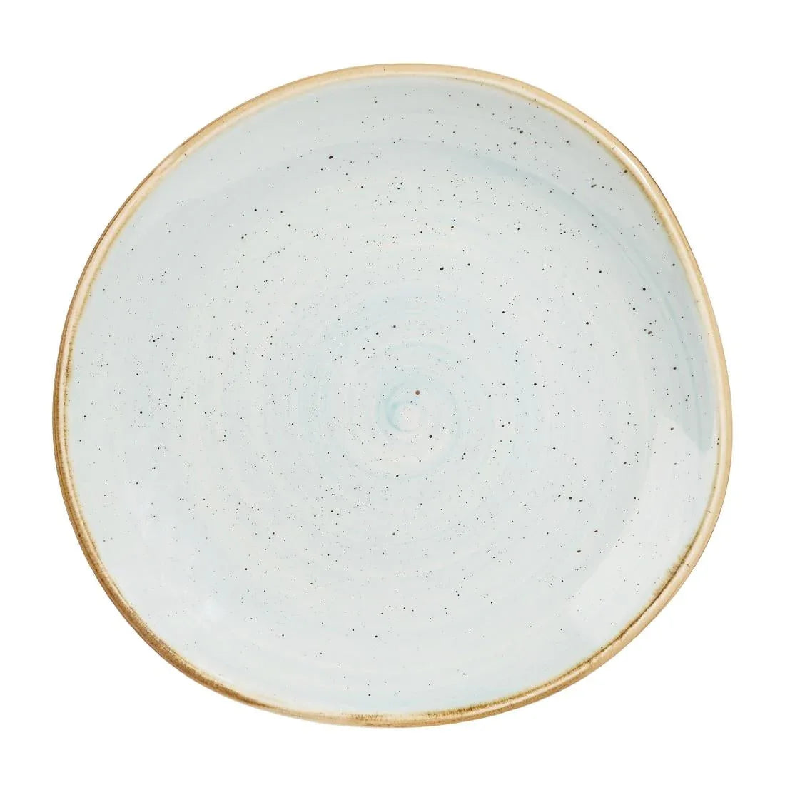 DA733 Churchill Stonecast Trace Plates Duck Egg Blue 186mm (Pack of 12) - JD Catering Equipment Solutions Ltd