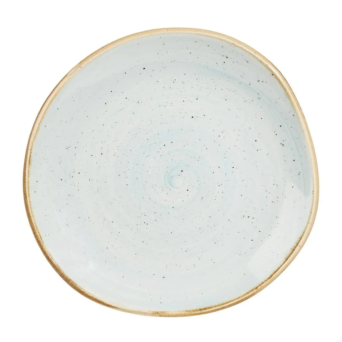 DA733 Churchill Stonecast Trace Plates Duck Egg Blue 186mm (Pack of 12) - JD Catering Equipment Solutions Ltd