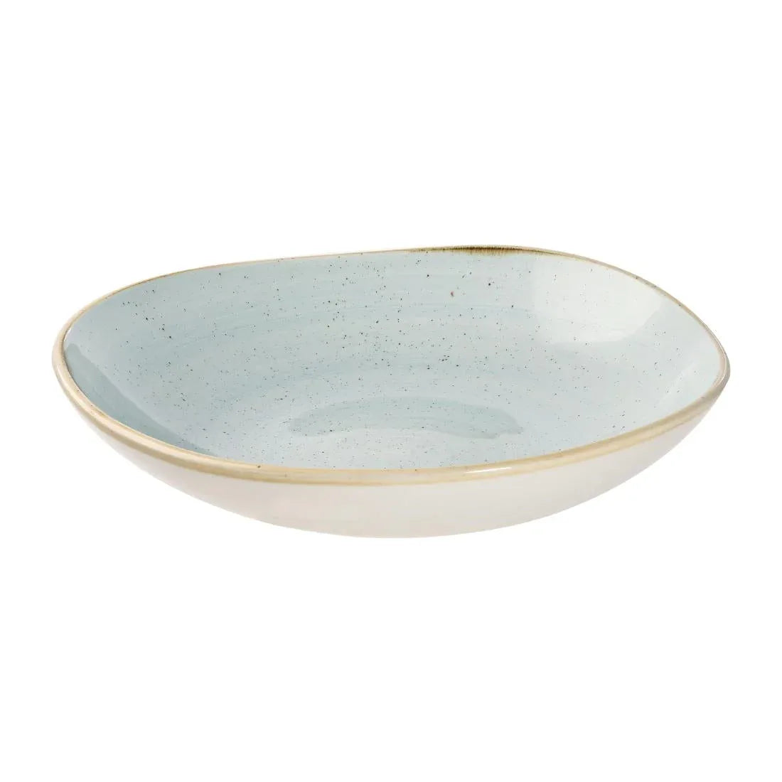 DA734 Churchill Stonecast Trace Bowls Duck Egg Blue 253mm (Pack of 12) - JD Catering Equipment Solutions Ltd