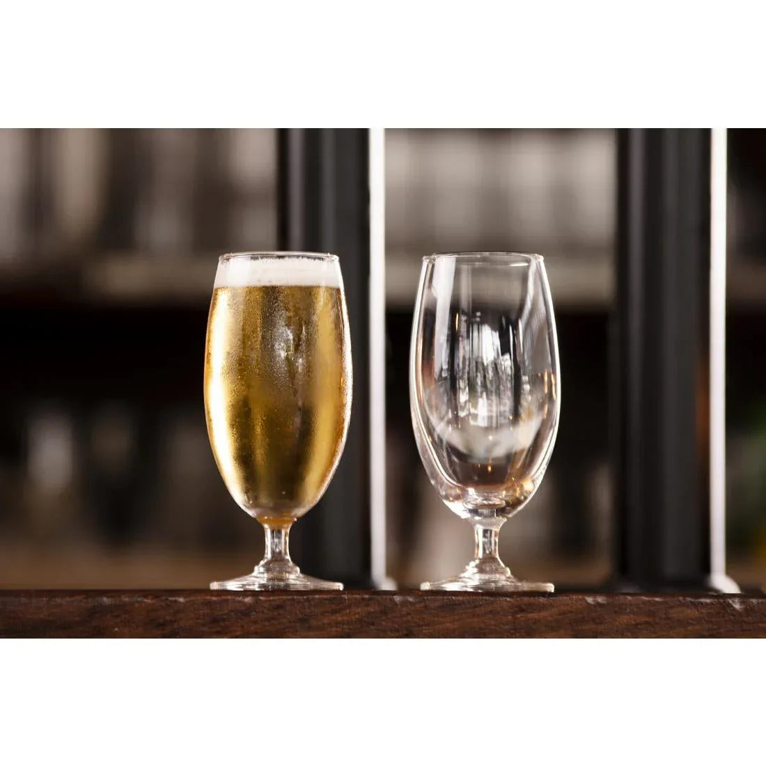 DA933 Olympia Stemmed Beer Glasses 420ml (Pack of 6) - JD Catering Equipment Solutions Ltd
