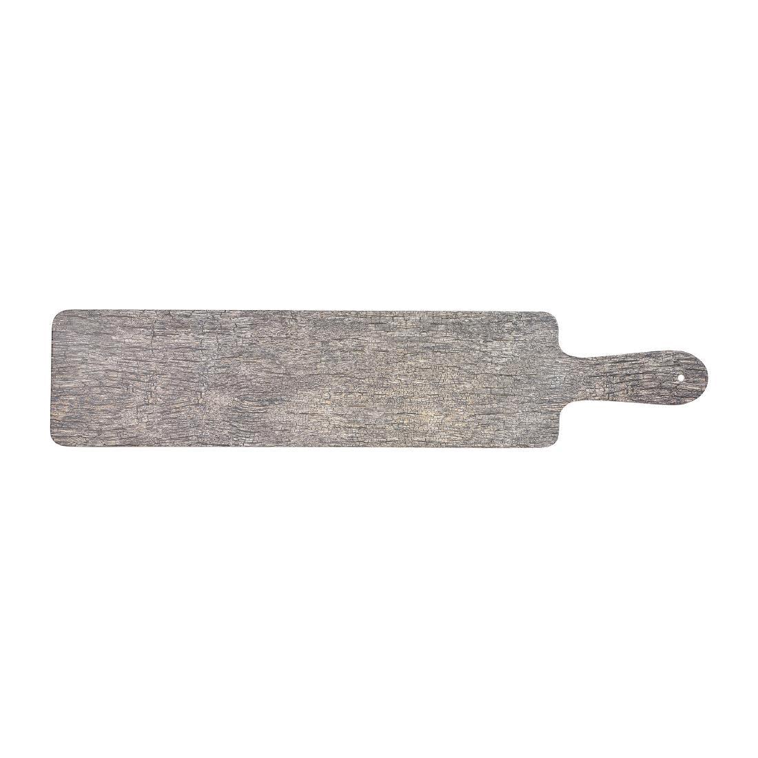 DB121 Churchill Alchemy Melamine Large Handled Paddles Distressed Wood 610 x 130mm - JD Catering Equipment Solutions Ltd