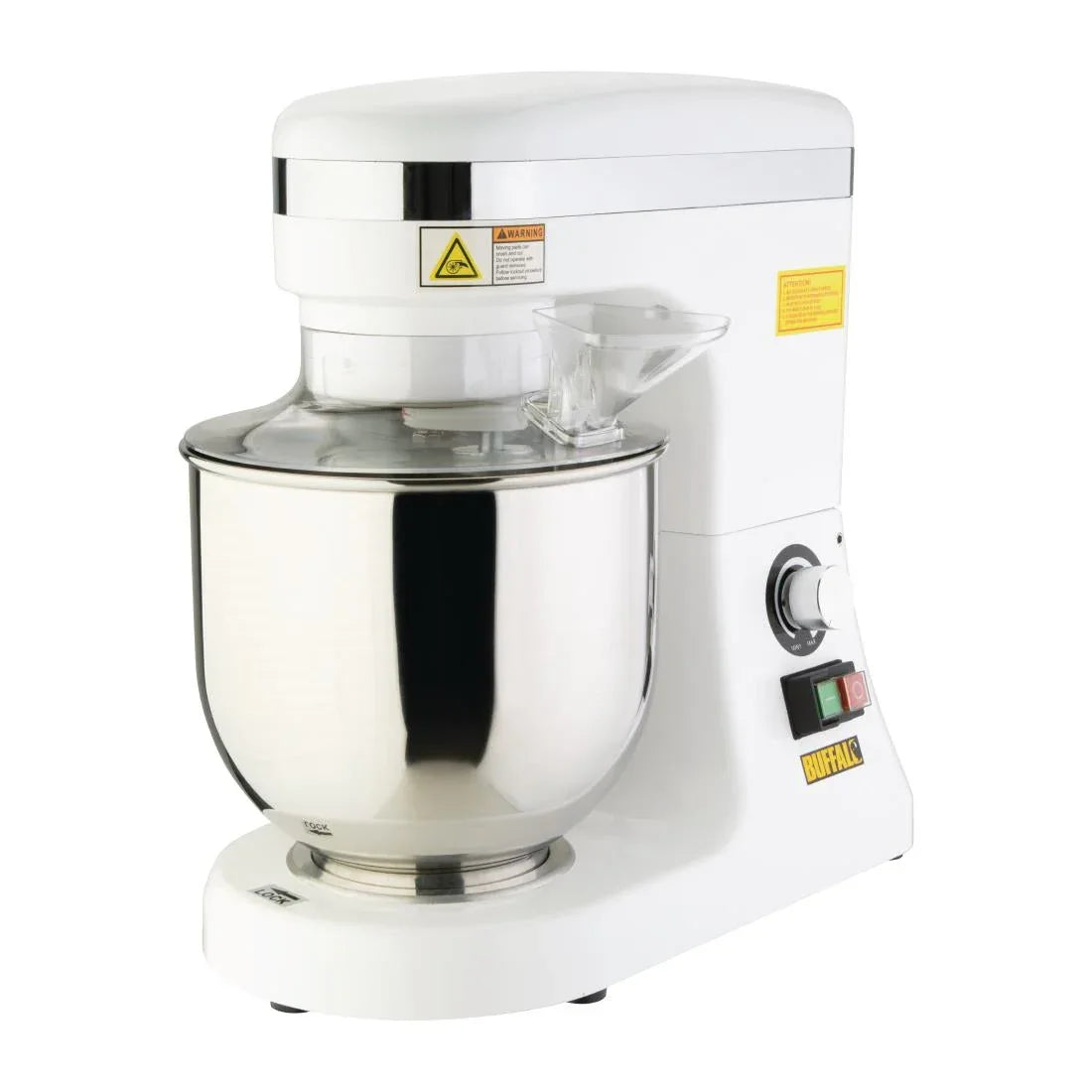 DB266 Buffalo 7Ltr White Planetary Mixer - JD Catering Equipment Solutions Ltd