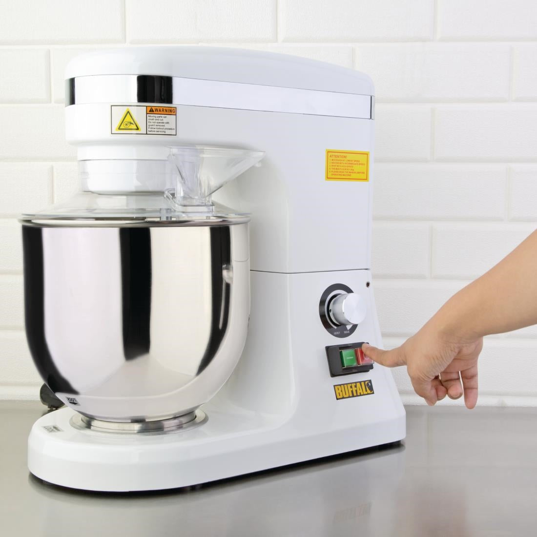 DB266 Buffalo 7Ltr White Planetary Mixer JD Catering Equipment Solutions Ltd