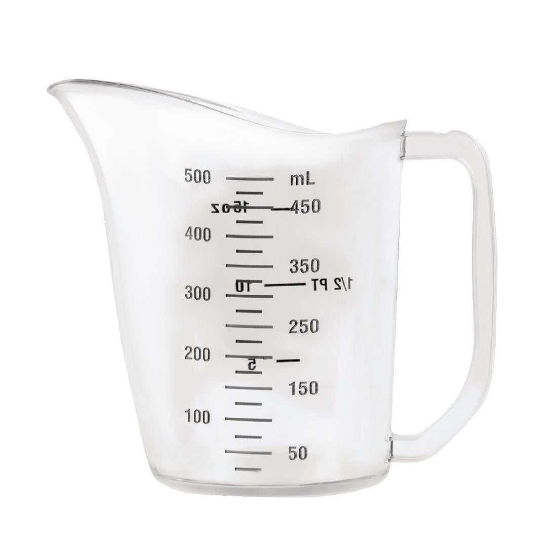 DB450 Vogue Polycarbonate Measuring Jug 500ml JD Catering Equipment Solutions Ltd