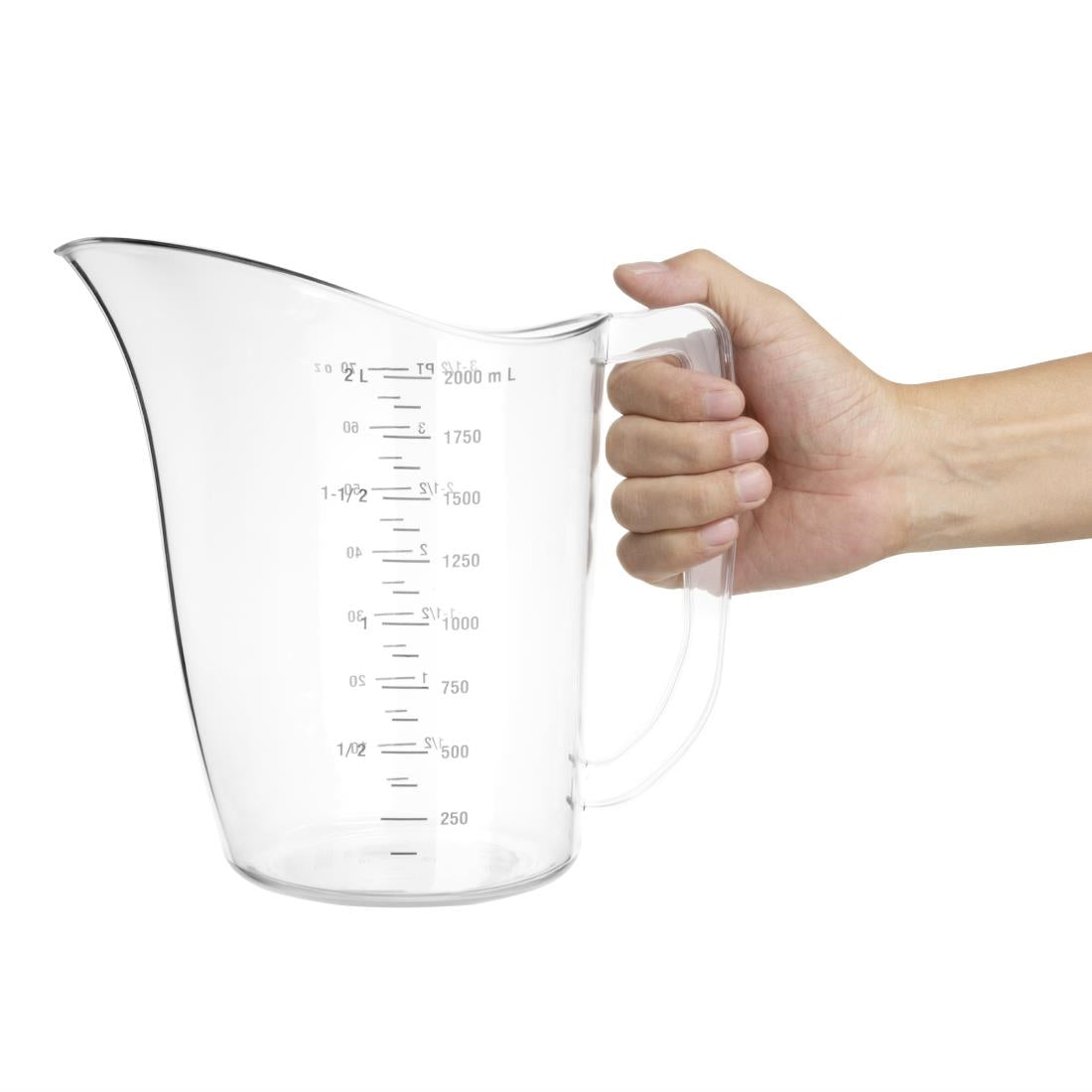 DB452 Vogue Polycarbonate Measuring Jug 2Ltr JD Catering Equipment Solutions Ltd