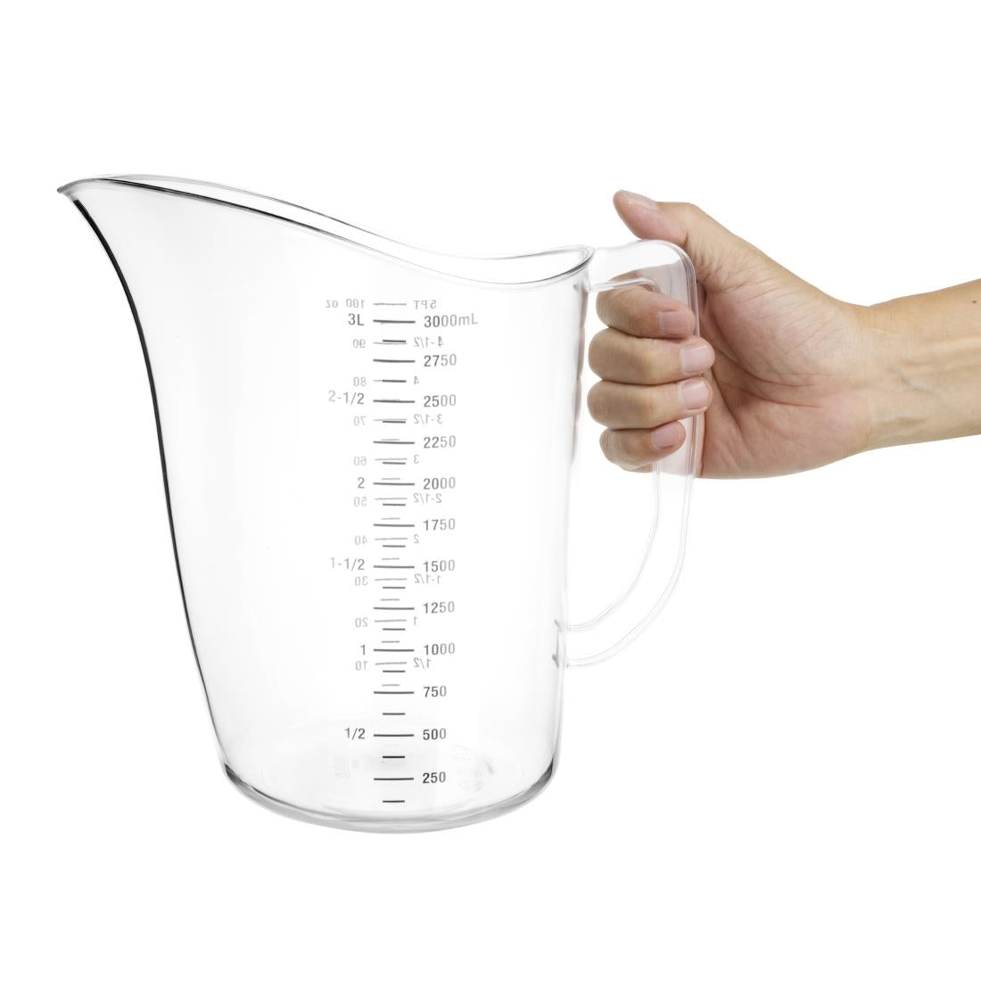 DB453 Vogue Polycarbonate Measuring Jug 3Ltr JD Catering Equipment Solutions Ltd