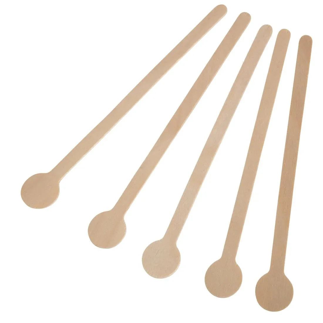 DB493 Fiesta Compostable Wooden Cocktail Stirrers 150mm (Pack of 100) - JD Catering Equipment Solutions Ltd