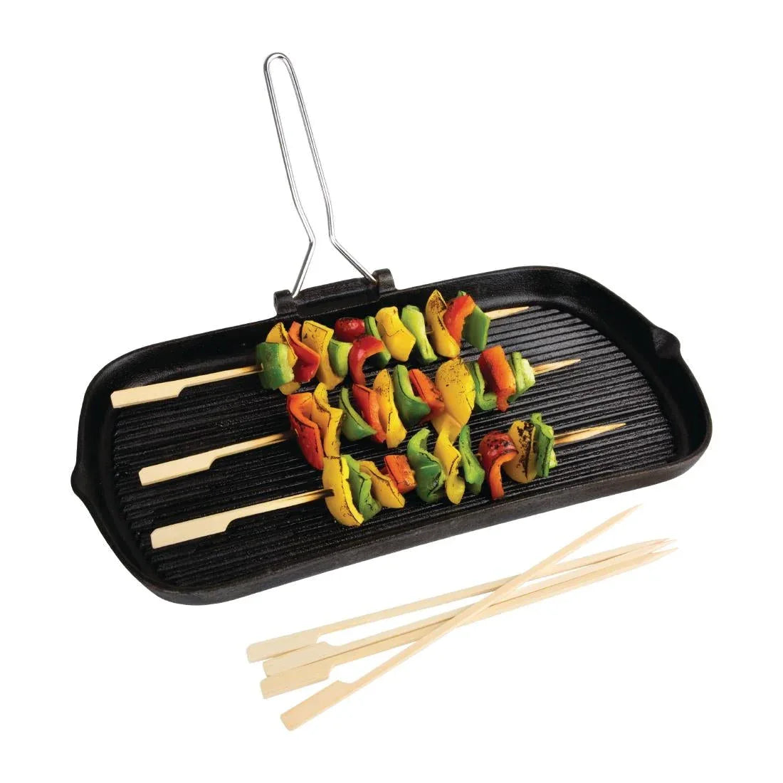 DB497 Fiesta Compostable Bamboo Paddle Skewers 210mm (Pack of 100) - JD Catering Equipment Solutions Ltd