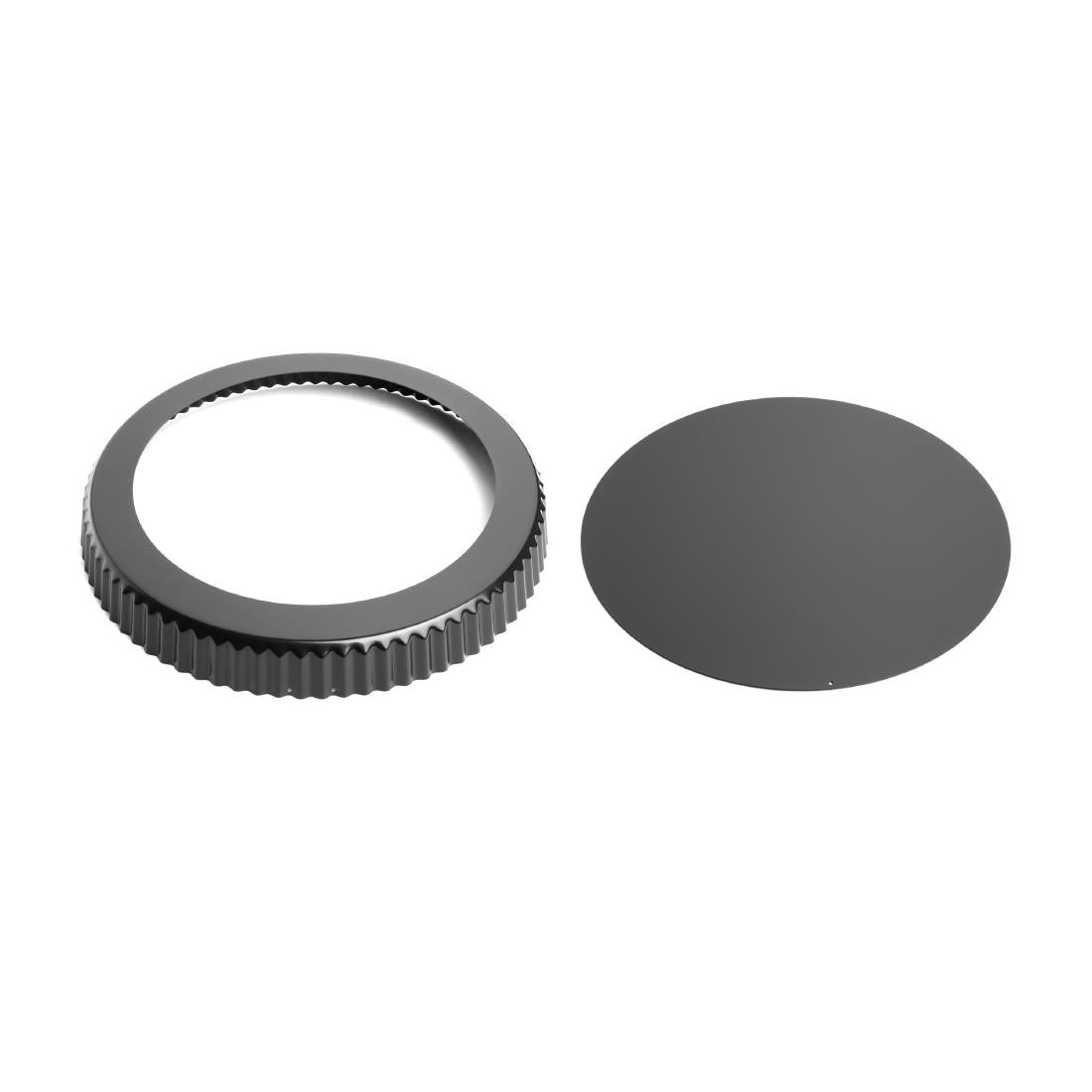 DB568 Vogue Non-Stick Quiche Tin With Removable Base 300mm JD Catering Equipment Solutions Ltd