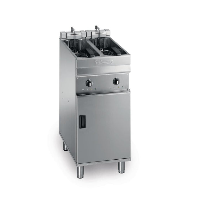 DB592 Valentine Twin Tank Twin Basket Free Standing Electric Fryer Evo 2200 JD Catering Equipment Solutions Ltd