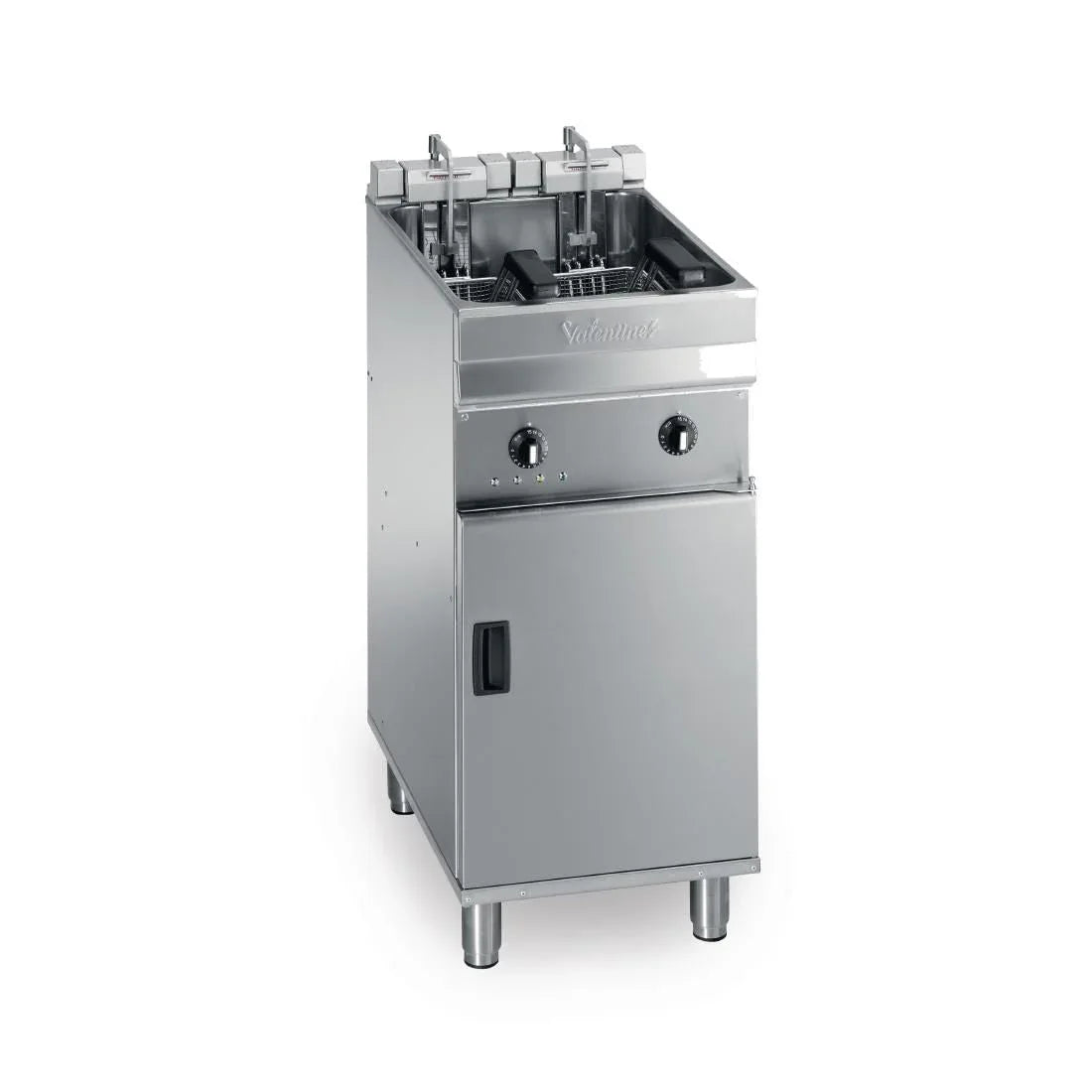DB594 Valentine Single Tank Twin Basket Free Standing Electric Fryer Evo 400 - JD Catering Equipment Solutions Ltd