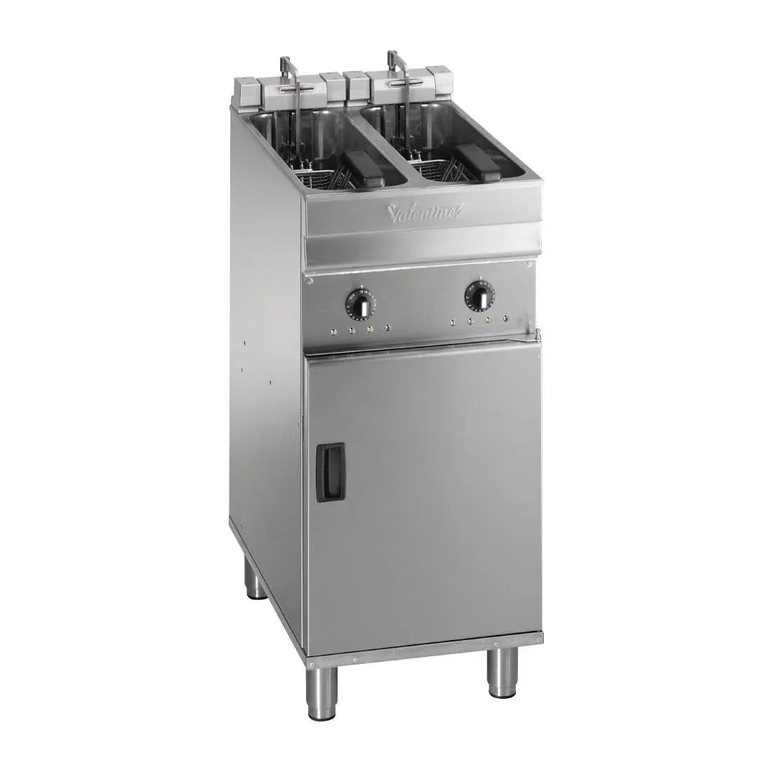 DB597 Valentine Twin Tank Twin Basket Free Standing Electric Filtration Fryer Evo 2200P - JD Catering Equipment Solutions Ltd