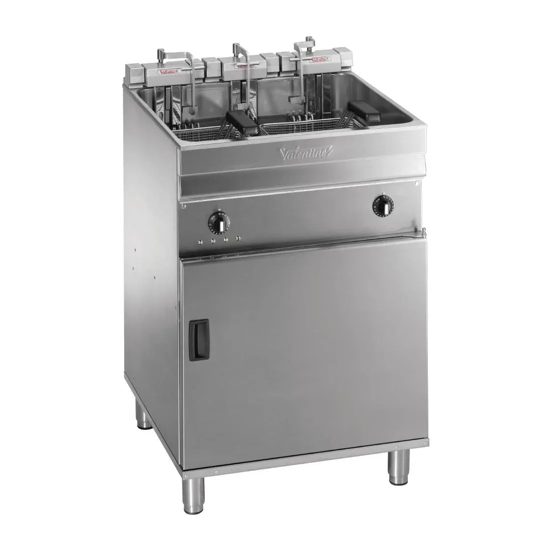 DB600 Valentine Single Tank Twin Basket Free Standing Electric Filtration Fryer Evo 600P - JD Catering Equipment Solutions Ltd