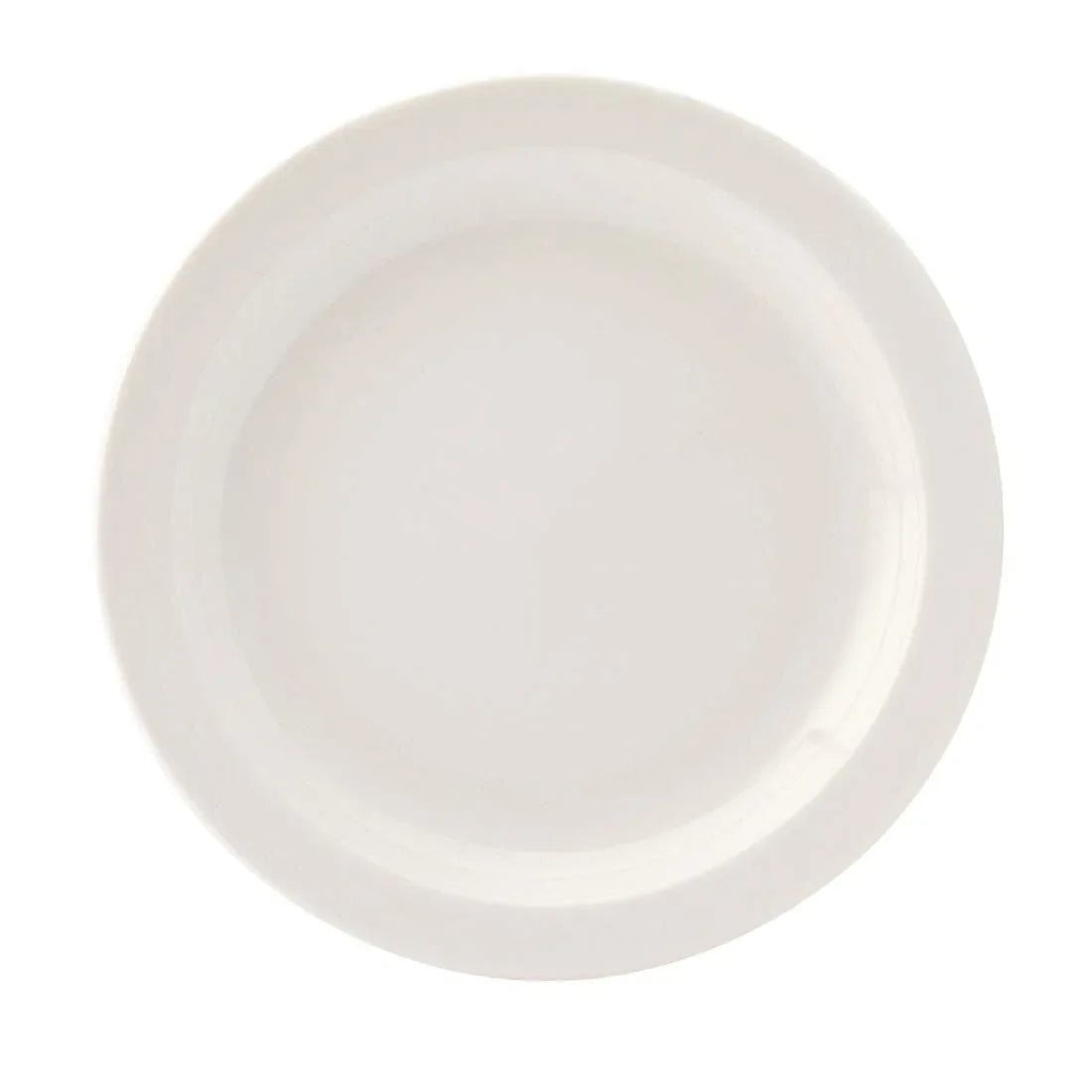 DB610 Utopia Pure White Narrow Rim Plates 167mm (Pack of 36) - JD Catering Equipment Solutions Ltd