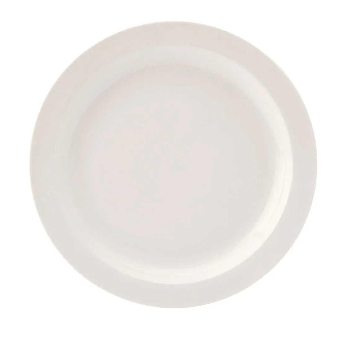 DB611 Utopia Pure White Narrow Rim Plates 230mm (Pack of 24) - JD Catering Equipment Solutions Ltd