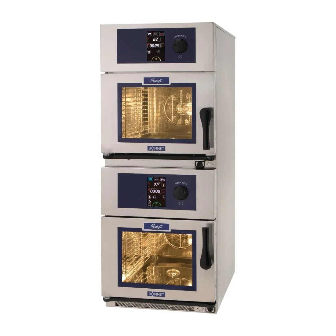 DB653 Hobart Bonnet Minijet Twin Combi Oven - JD Catering Equipment Solutions Ltd