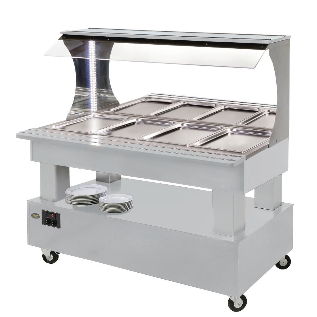 DB690 Roller Grill Salad Bar SBM40FW JD Catering Equipment Solutions Ltd