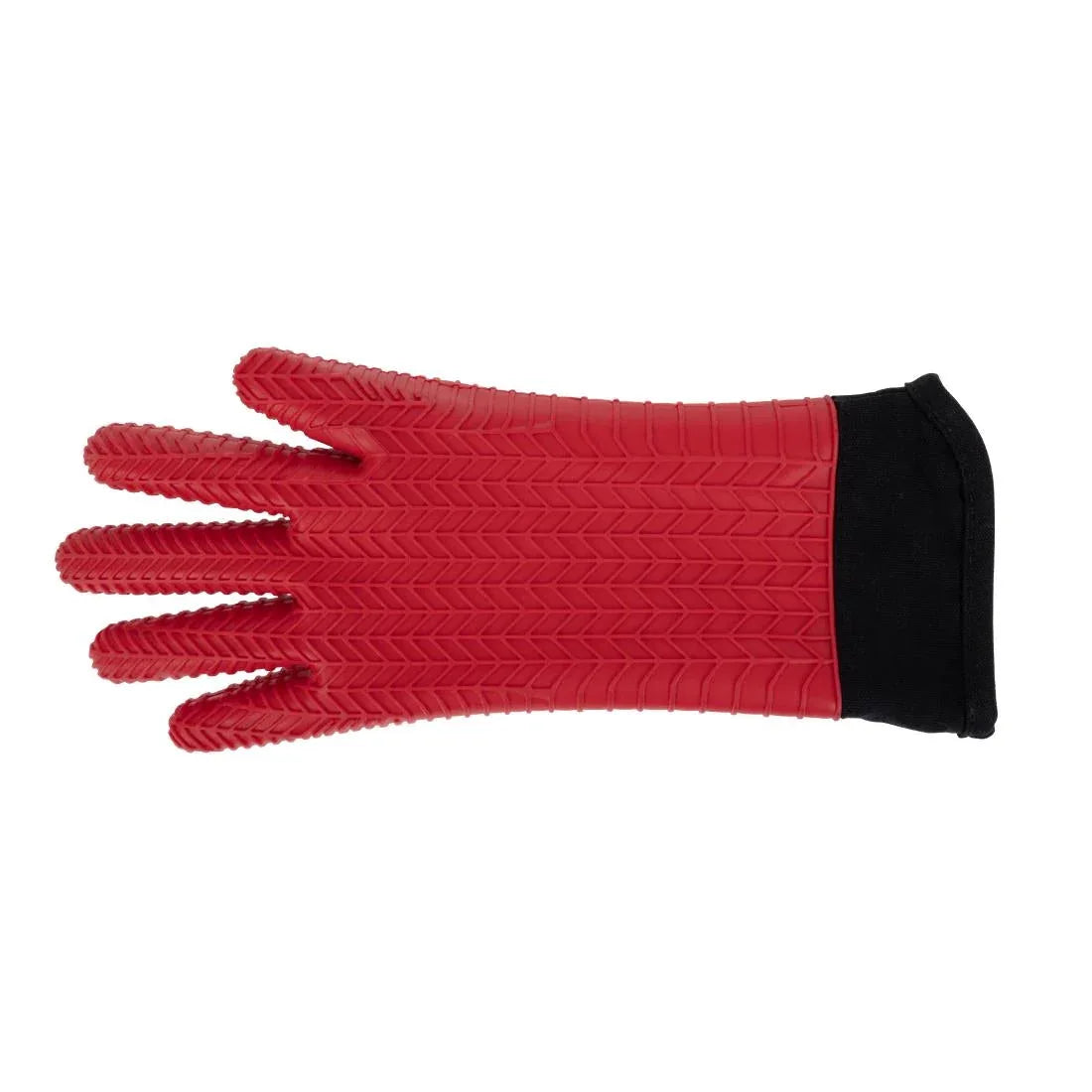DB879 MasterClass Seamless Silicone Oven Glove with Cotton Sleeve - JD Catering Equipment Solutions Ltd