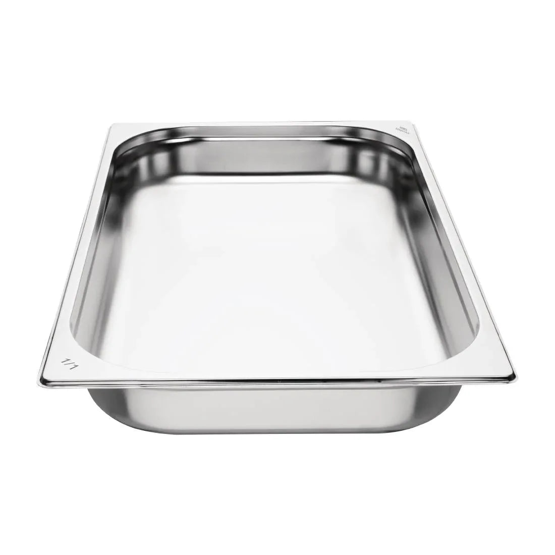 DB881 Nisbets Essentials Stainless Steel Gastronorm Tray 65mm (Pack 3) - JD Catering Equipment Solutions Ltd